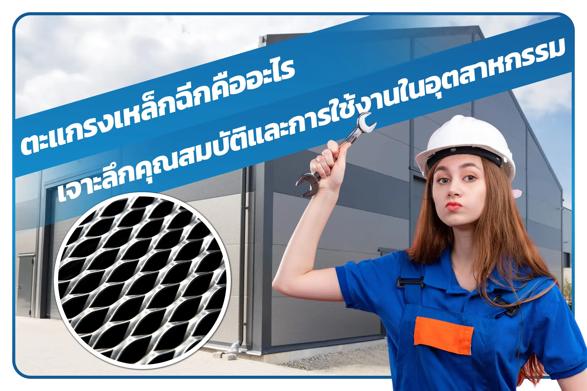 ตะแกรงเหล็กฉีกคืออะไร เจาะลึกคุณสมบัติและการใช้งานในอุตสาหกรรม